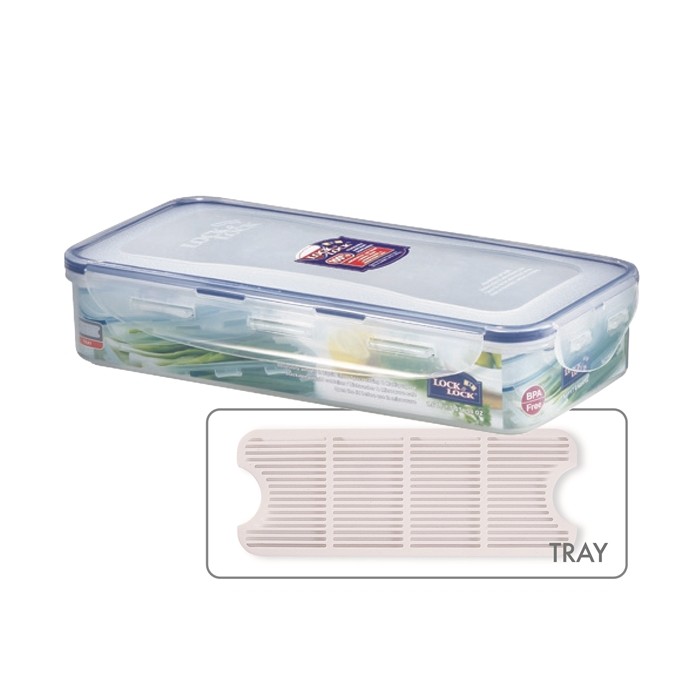 Pote Plástico Hermético com Grade Removível, 1,6lts HPL847 - Lock & Lock - QUEIMA DE ESTOQUE