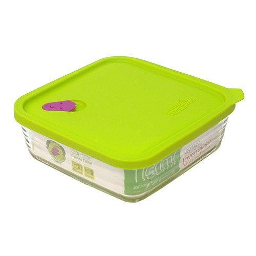 Pote de Vidro Refratário com Tampa de Silicone, 1,1 lts LLG168 - Lock & Lock