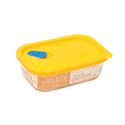 Pote de Vidro Refratário com Tampa de Silicone, 360ml LLG323 - Lock & Lock