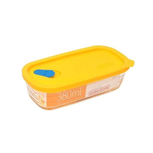 Pote de Vidro Refratário com Tampa de Silicone, 380ml LLG325 - Lock & Lock