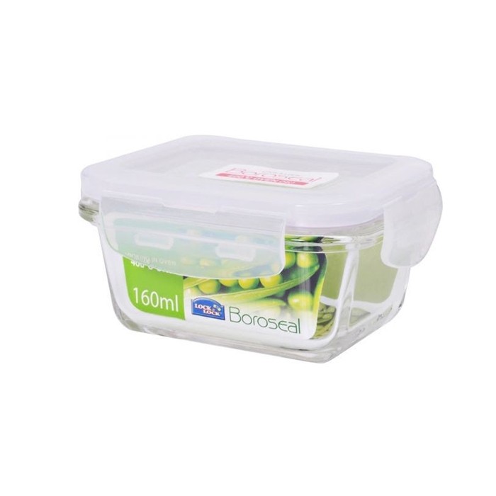 Pote de Vidro Refratário Hermético, 160ml LLG414 - Lock & Lock