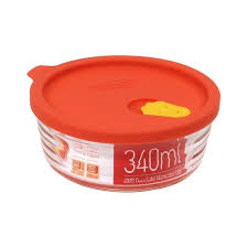 Pote de Vidro Refratário com Tampa de Silicone, 340ml LLG751 - Lock & Lock