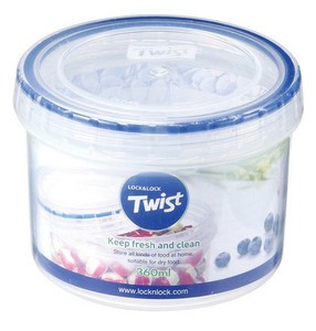 Pote Plástico Hermético com Tampa de Rosca, 360ml LLS121 - Lock & Lock